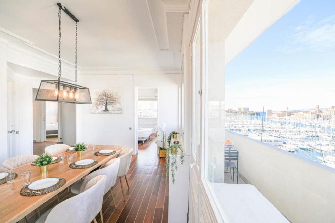 Vieux-Port - Vue Exceptionnelle - 3 Ch Et Clim Apartment Marseille Ngoại thất bức ảnh