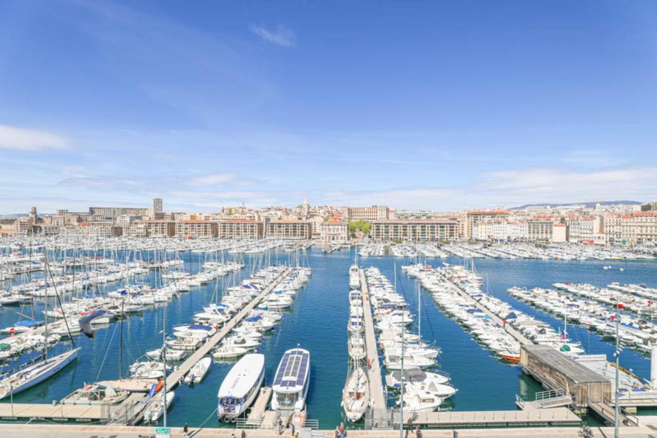 Vieux-Port - Vue Exceptionnelle - 3 Ch Et Clim Apartment Marseille Ngoại thất bức ảnh