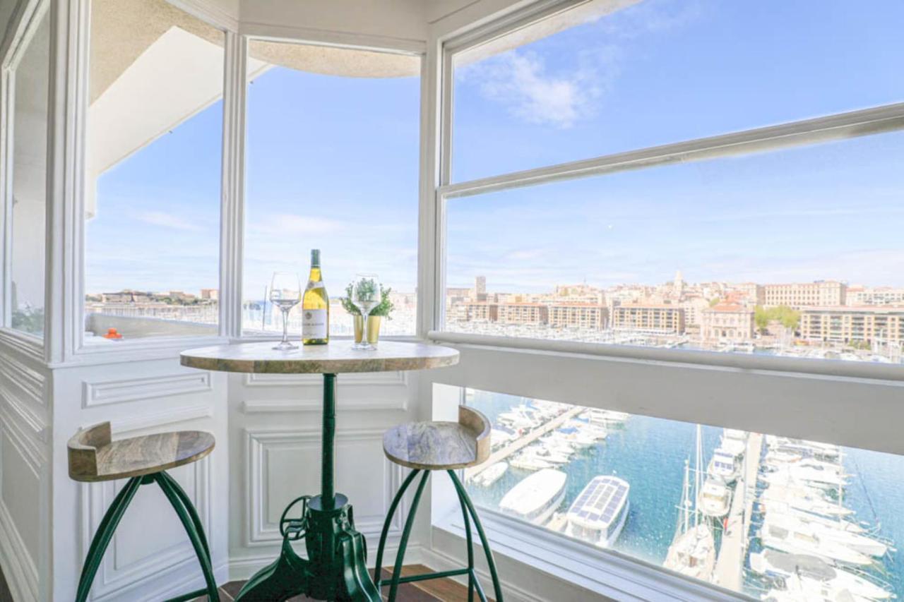 Vieux-Port - Vue Exceptionnelle - 3 Ch Et Clim Apartment Marseille Ngoại thất bức ảnh