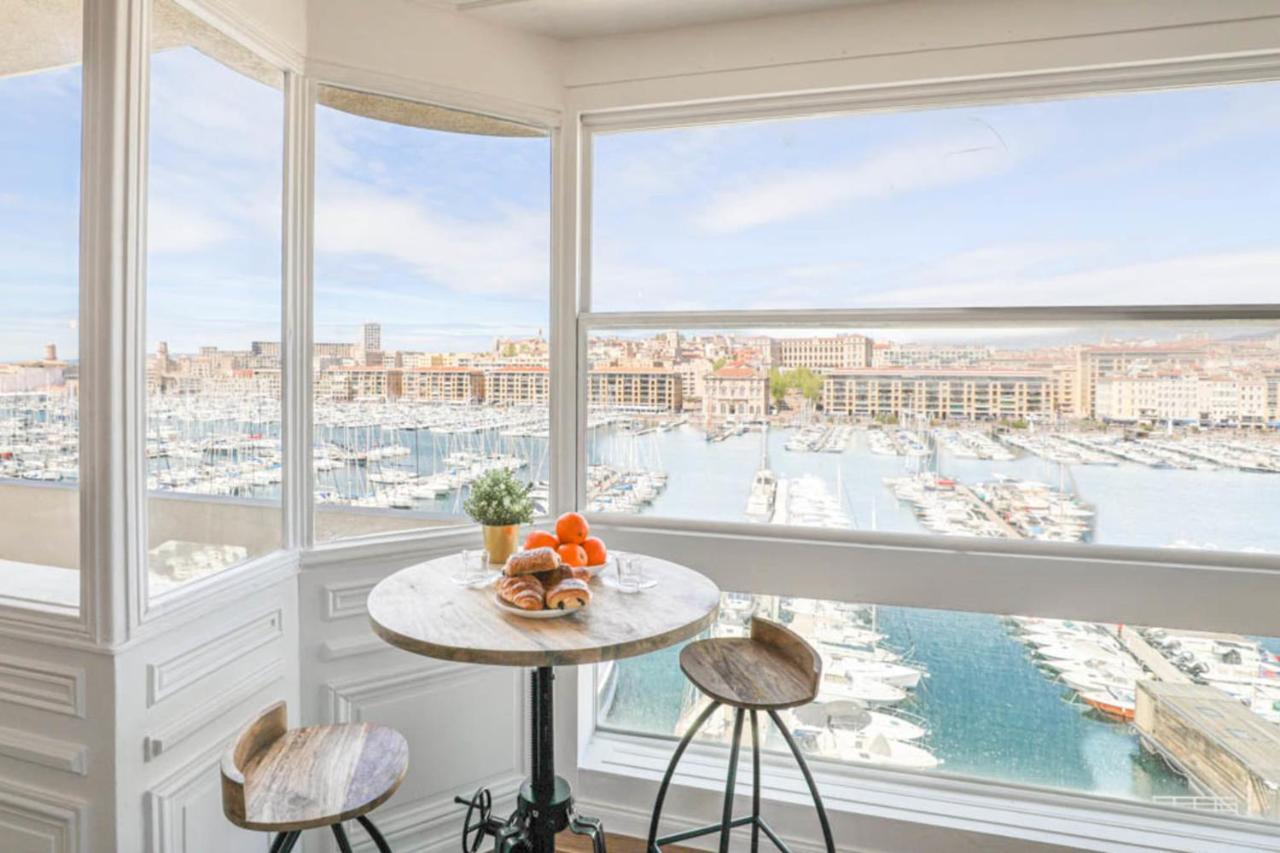 Vieux-Port - Vue Exceptionnelle - 3 Ch Et Clim Apartment Marseille Ngoại thất bức ảnh