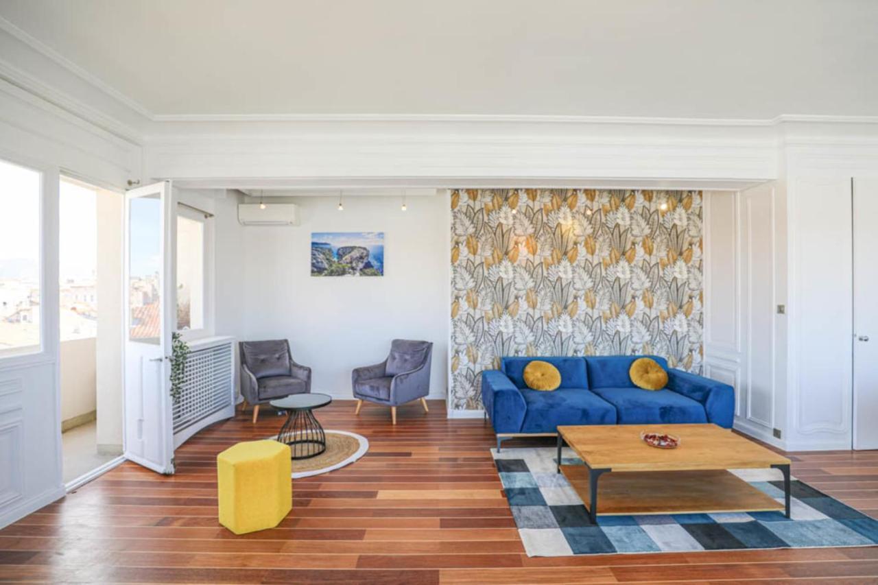 Vieux-Port - Vue Exceptionnelle - 3 Ch Et Clim Apartment Marseille Ngoại thất bức ảnh
