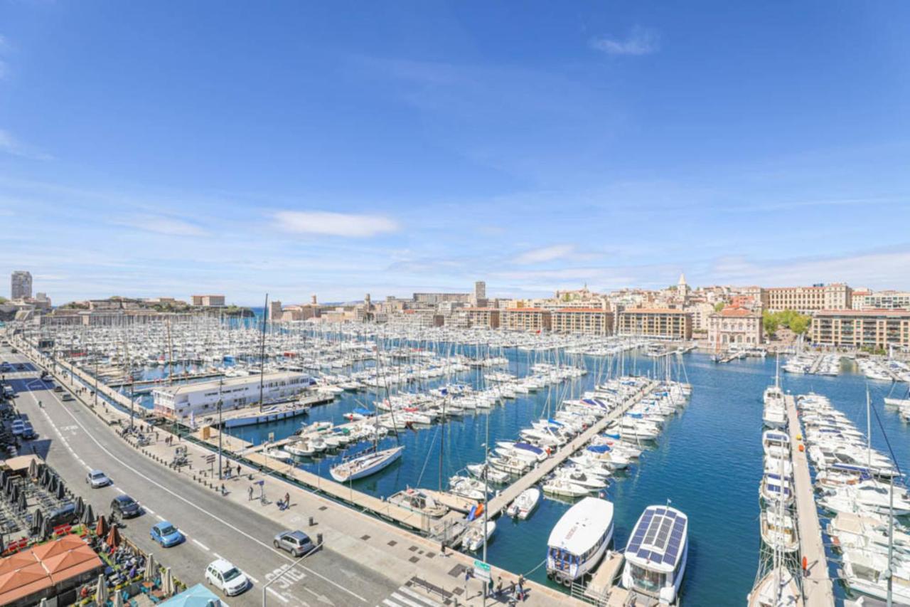 Vieux-Port - Vue Exceptionnelle - 3 Ch Et Clim Apartment Marseille Ngoại thất bức ảnh