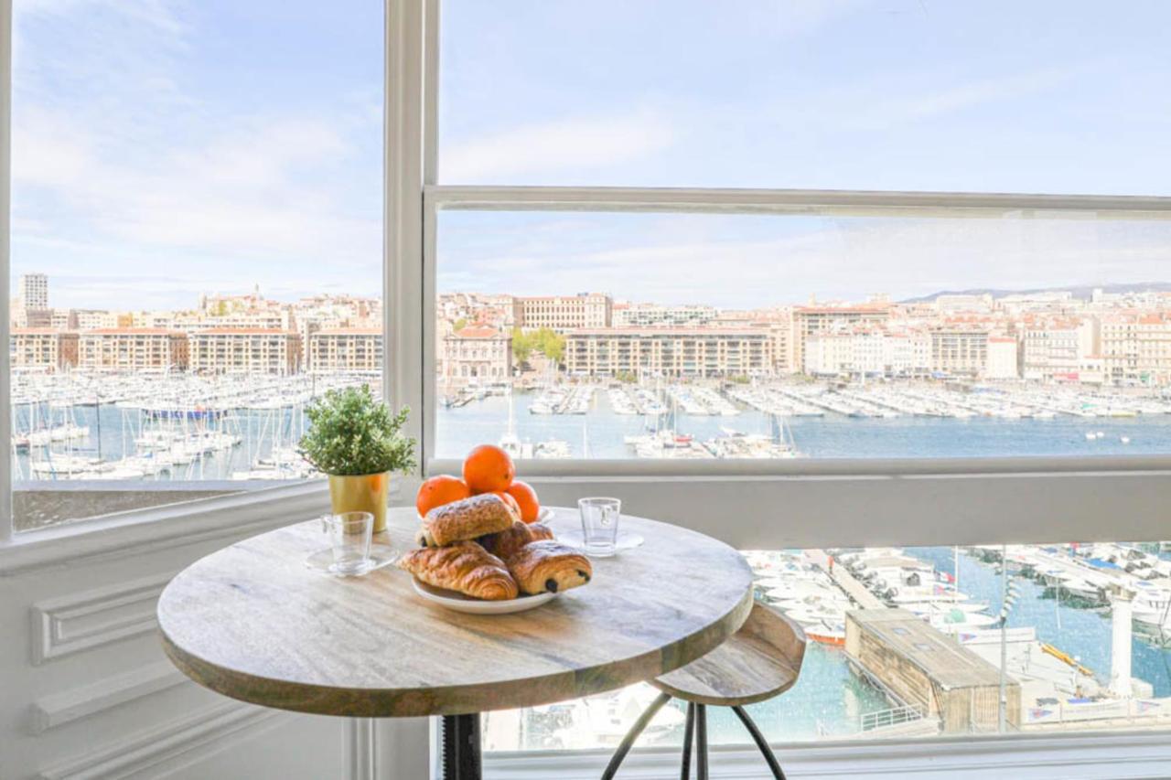 Vieux-Port - Vue Exceptionnelle - 3 Ch Et Clim Apartment Marseille Ngoại thất bức ảnh